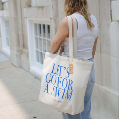 Freshwater Goods Let's Go For a Swim Tote
