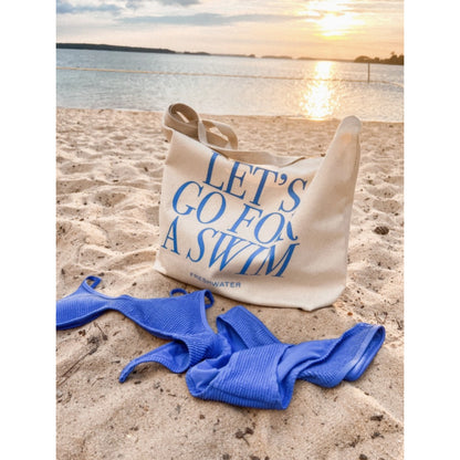 Freshwater Goods Let's Go For a Swim Tote