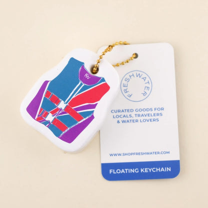 Freshwater Curated '90s Lifejacket Floating Keychain