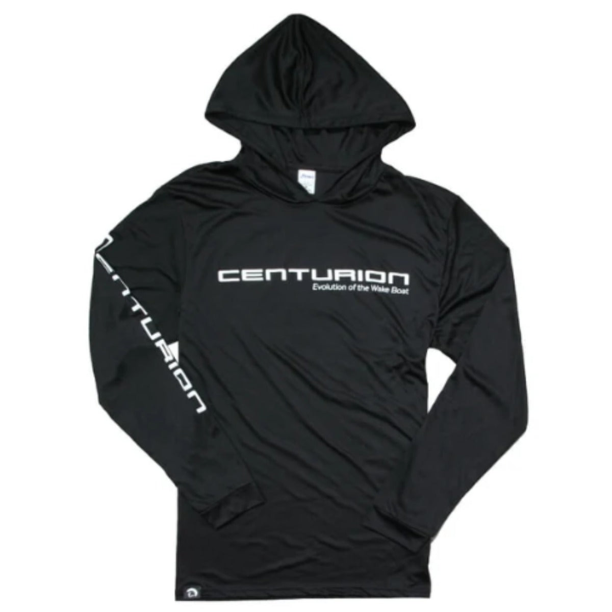 Centurion Long Sleeve Bahama Hooded Tee in Black