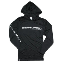 Centurion Long Sleeve Bahama Hooded Tee in Black