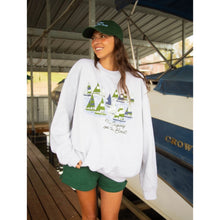 Charlie Southern No Crying On the Boat Sweatshirt in Grey