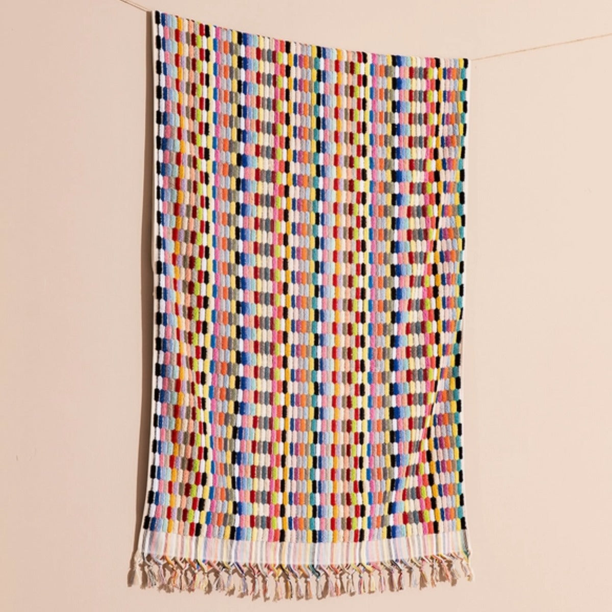 Kikoya Lokum Delight Handloom Turkish Towel in Multi-colored