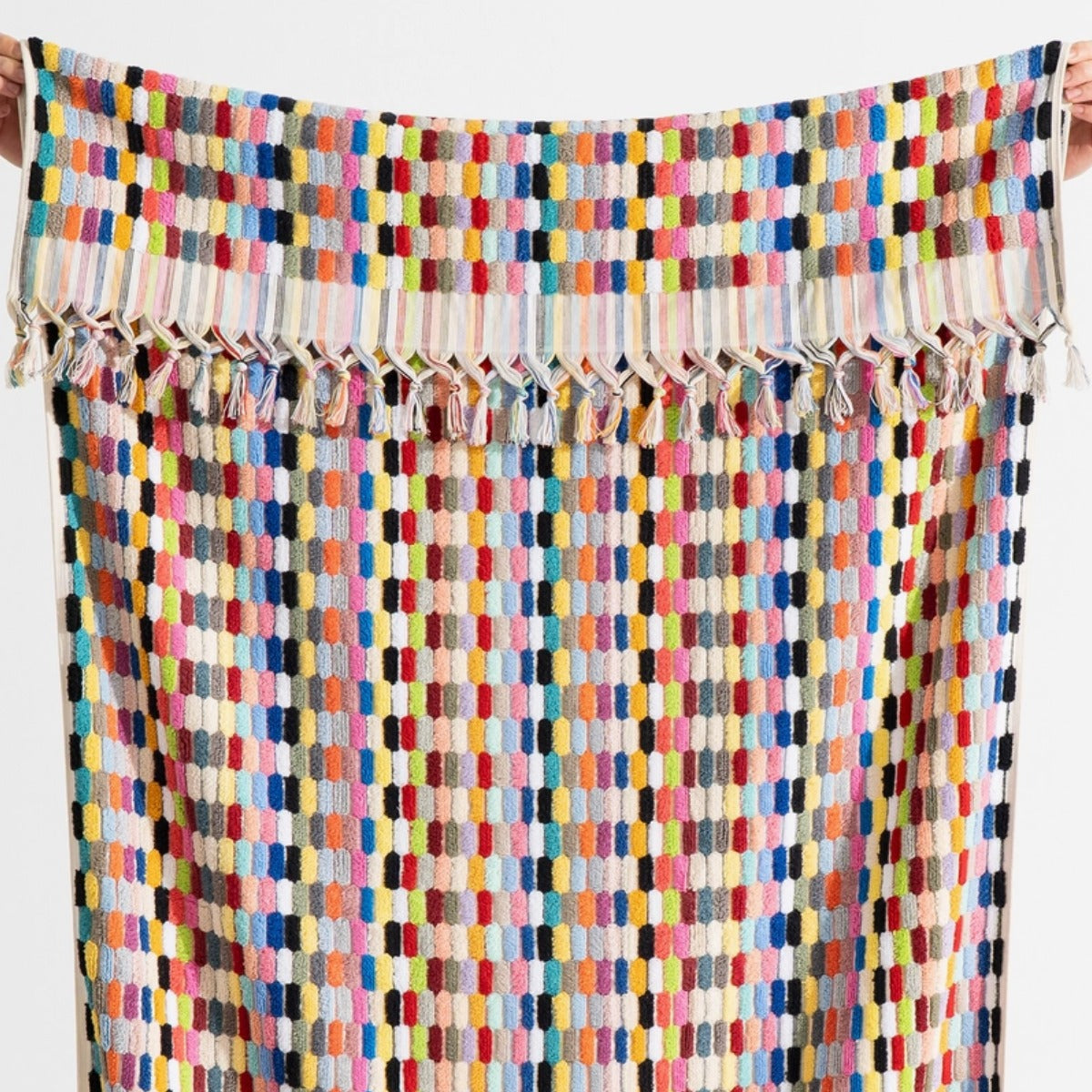 Kikoya Lokum Delight Handloom Turkish Towel in Multi-colored
