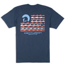 Centurion Flag Style Tee in Legion Blue