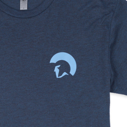 Centurion Flag Style Tee in Legion Blue