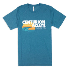 Centurion Surf Wave Tee in Steel Blue