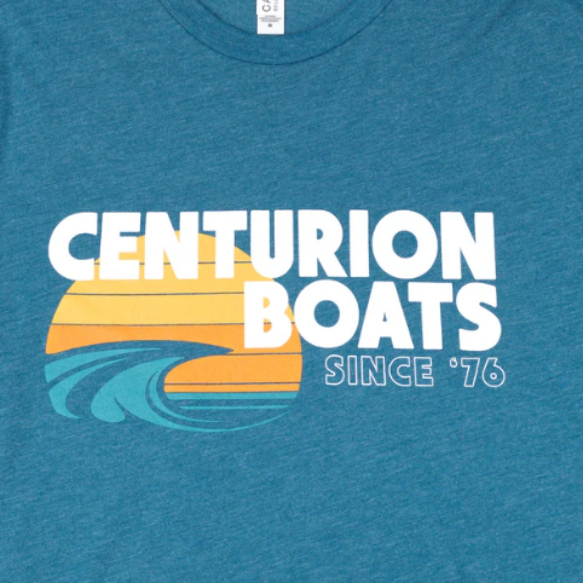 Centurion Surf Wave Tee in Steel Blue
