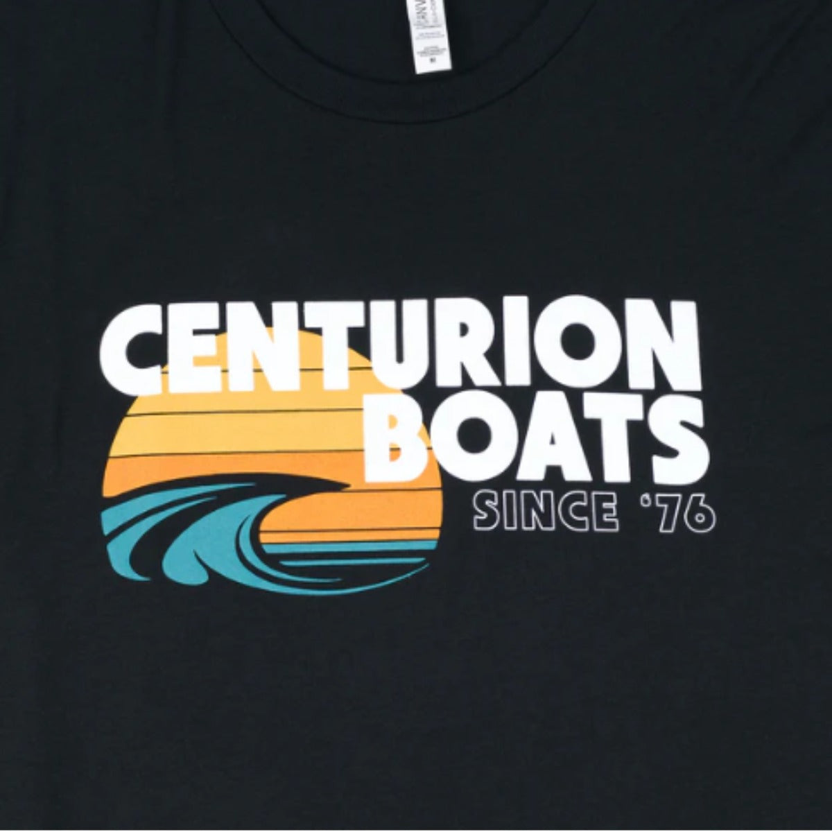 Centurion Surf Wave Tee in Black