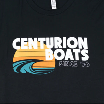 Centurion Surf Wave Tee in Black