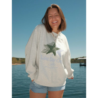 Charlie Southern Lake Day Mockneck in Grey
