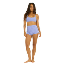 Sisstr Love Struck Terry Bralette Bikini Top in Blissful Blue