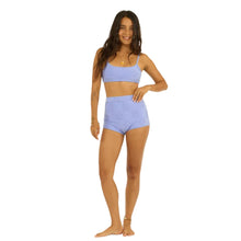 Sisstr Love Struck Terry Bralette Bikini Top in Blissful Blue