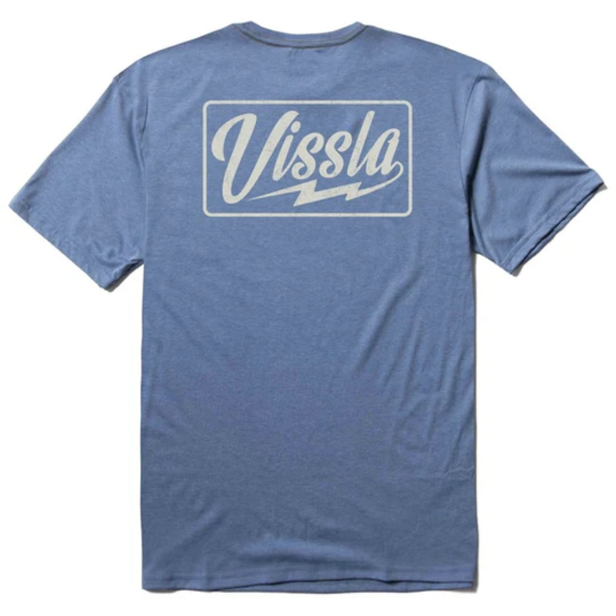 Vissla Voltage Comp Lite Eco Drirelease Tee in Harbor Blue Heather