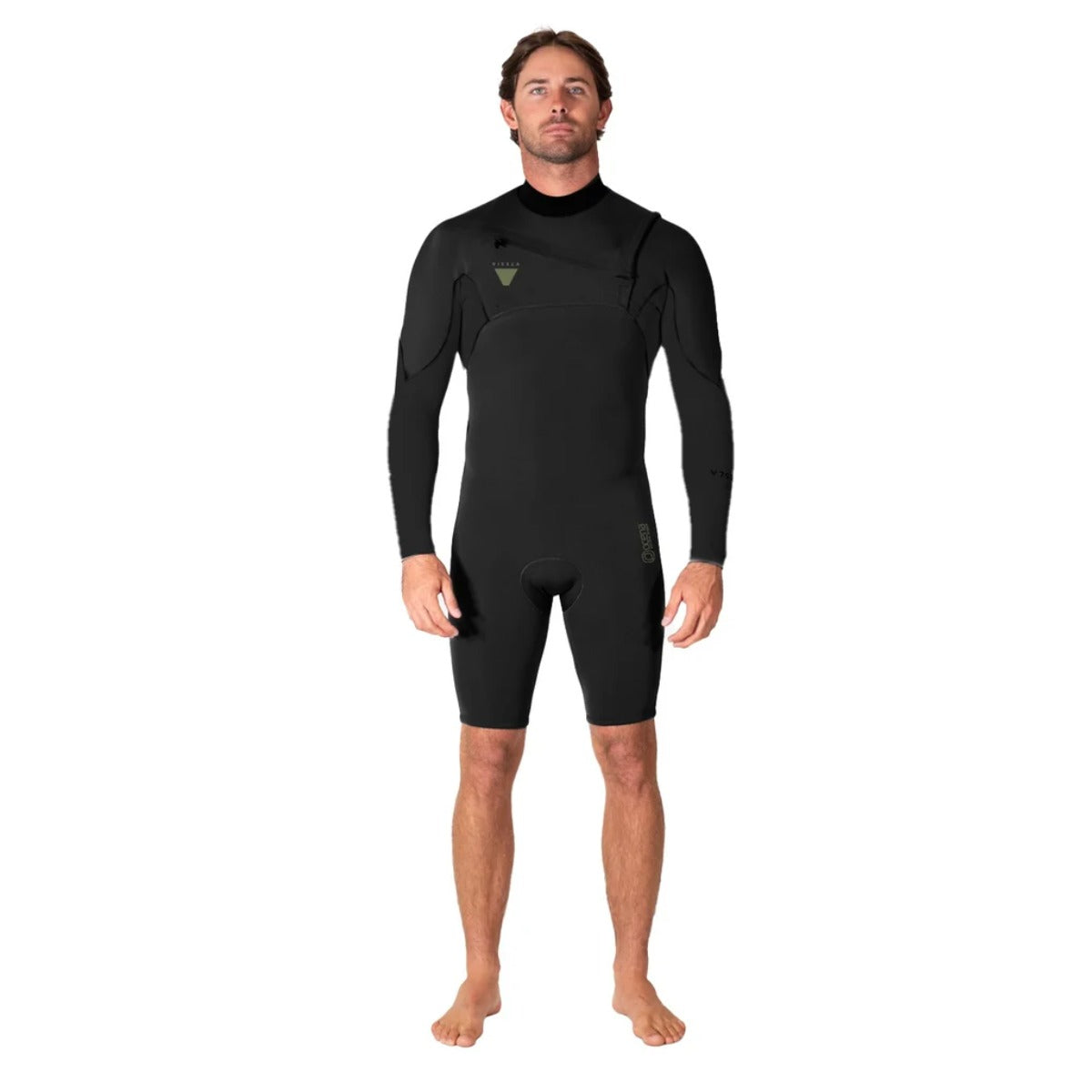 Vissla Natural Seas 2-2 Long Sleeve Spring Wetsuit in Black