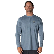 Vissla Twisted Eco LS Sun Shirt in Slate Heather