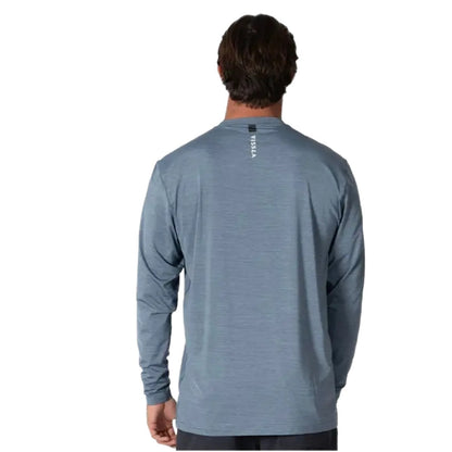 Vissla Twisted Eco LS Sun Shirt in Slate Heather