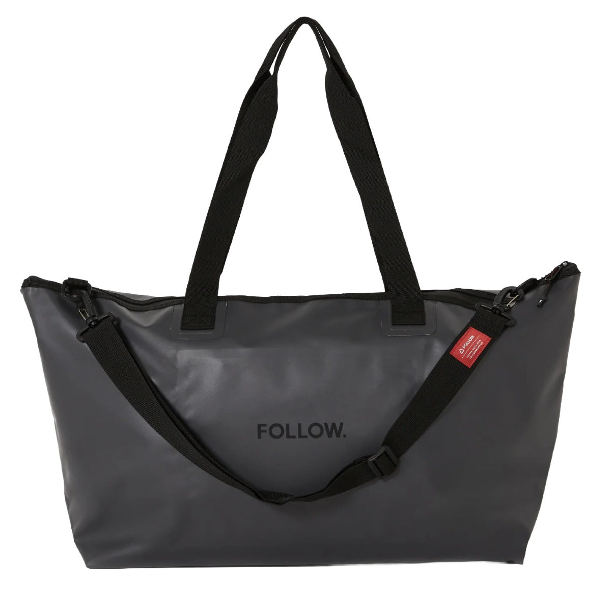 Follow Life Tote Bag in Charcoal