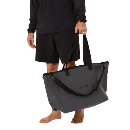 Follow Life Tote Bag in Charcoal