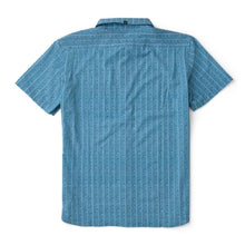 Vissla Anchor Point Hybrid Eco SS Shirt in Tidal Blue