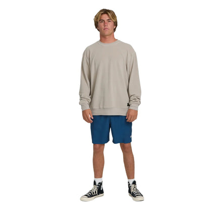 Billabong Torched Crewneck Sweatshirt in Dove