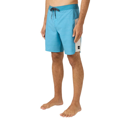 O'Neill Hyperfreak Tech Panel 18" Boardshorts in Blue Fade