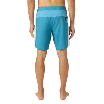 O'Neill Hyperfreak Tech Panel 18" Boardshorts in Blue Fade