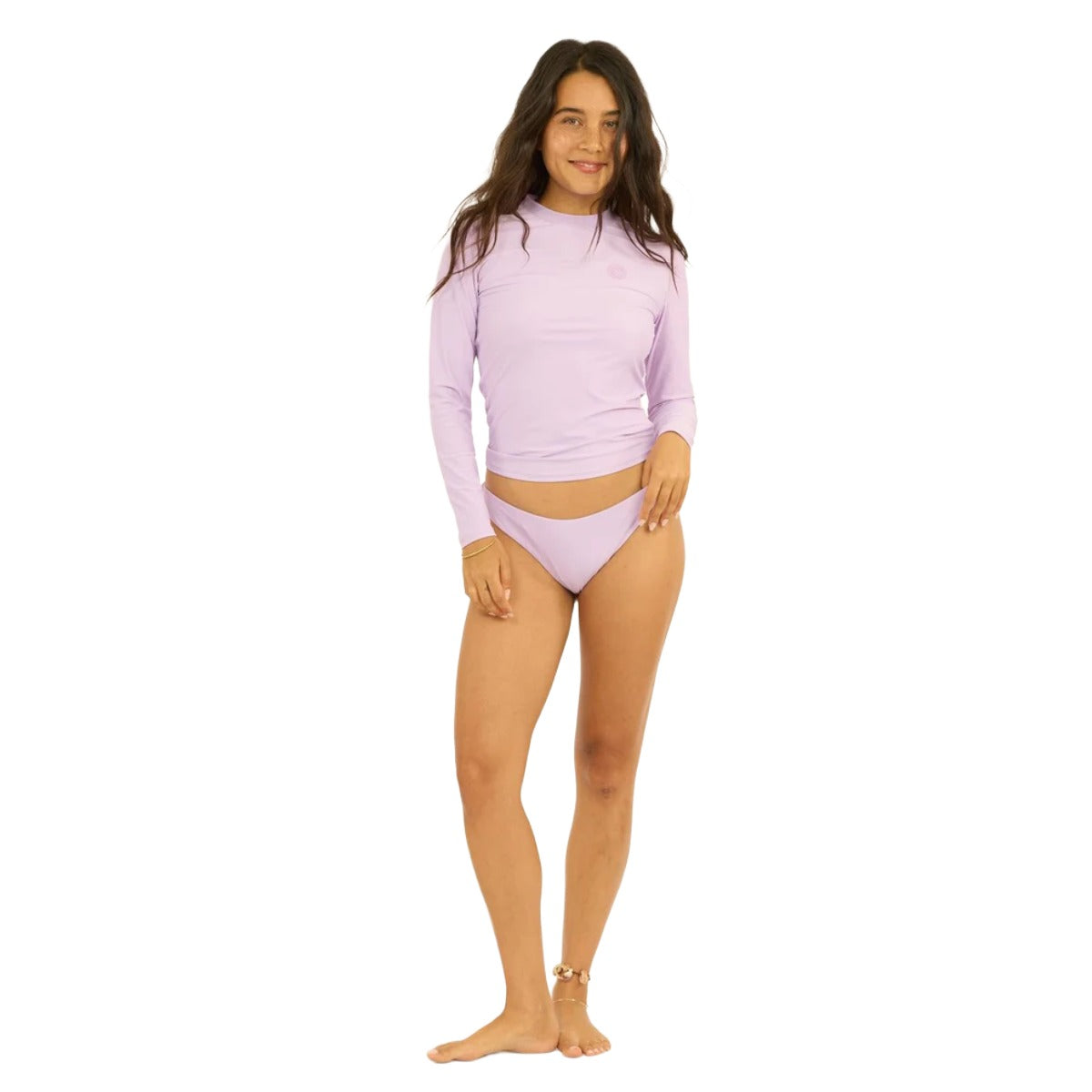 Sisstr Seeker Solid Women's Rashgaurd in Lavender