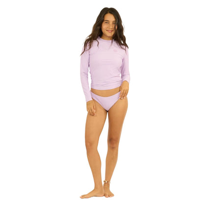 Sisstr Seeker Solid Women's Rashgaurd in Lavender