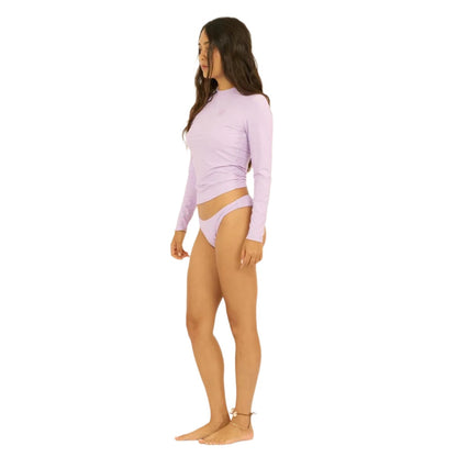 Sisstr Seeker Solid Women's Rashgaurd in Lavender