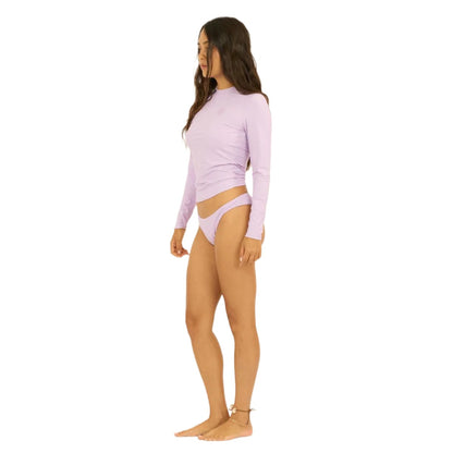 Sisstr Seeker Solid Women's Rashgaurd in Lavender