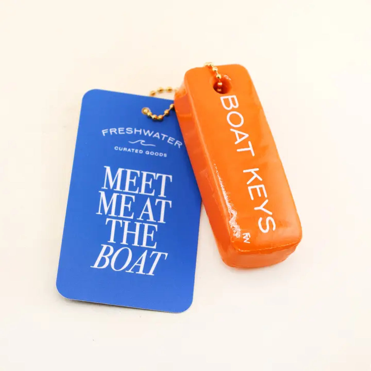 Freshwater Curated Goods Boat Keys Floating Keychain