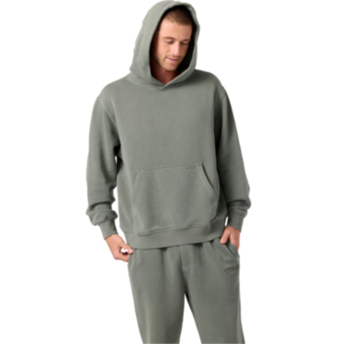 O'Neill OG Logo Box Hoodie in Balsam Green