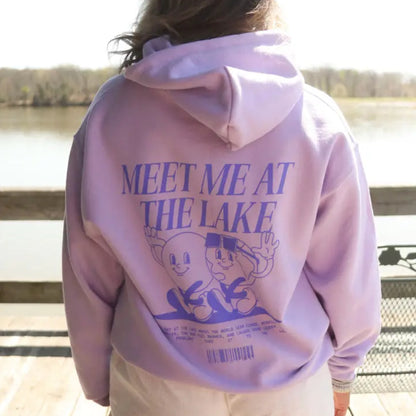 Charlie Southern Meet Me At the Lake Hoodie in Lilac