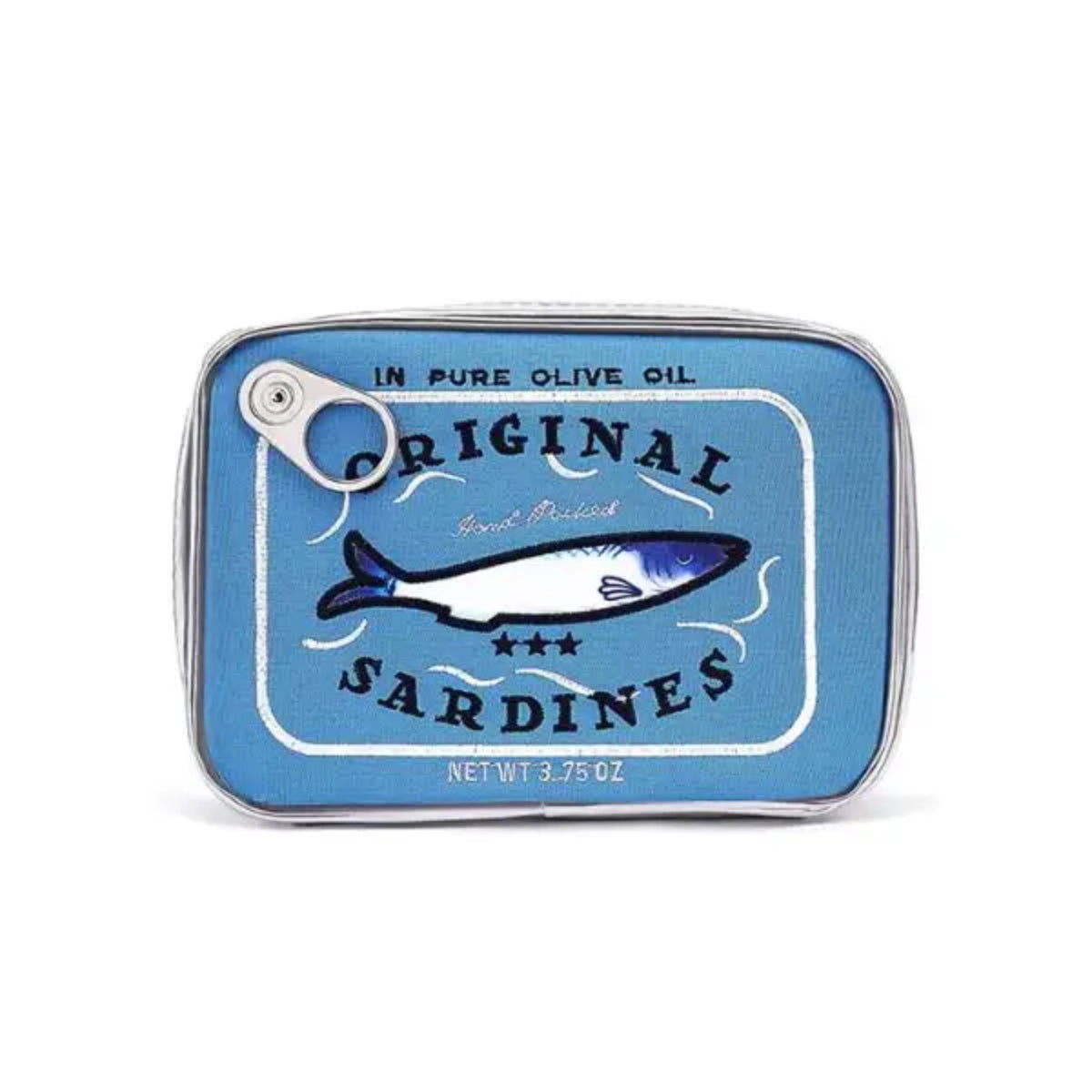 Sardine's Tin Can Cosmetic Bag in Blue