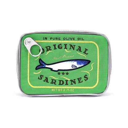 Sardine's Tin Can Cosmetic Bag in Green