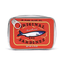 Sardine's Tin Can Cosmetic Bag in Orange