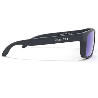 Abaco Seaport H2O+ Sunglasses in Matte Black/Deep Blue