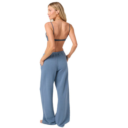 O'Neill OG Circle Surfer Vintage Wide Leg Pant in Blue Fusion