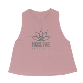 Phase 5 Ladies Lotus Racerback Tank in Heather Orchid