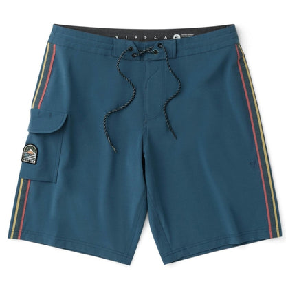 Vissla Long Sets 21" Boardshorts in Dark Denim