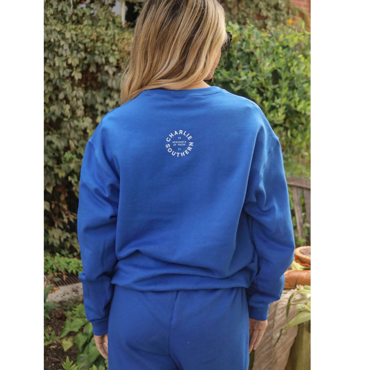 Charlie Southern Couch Club Sweatshirt in Blue