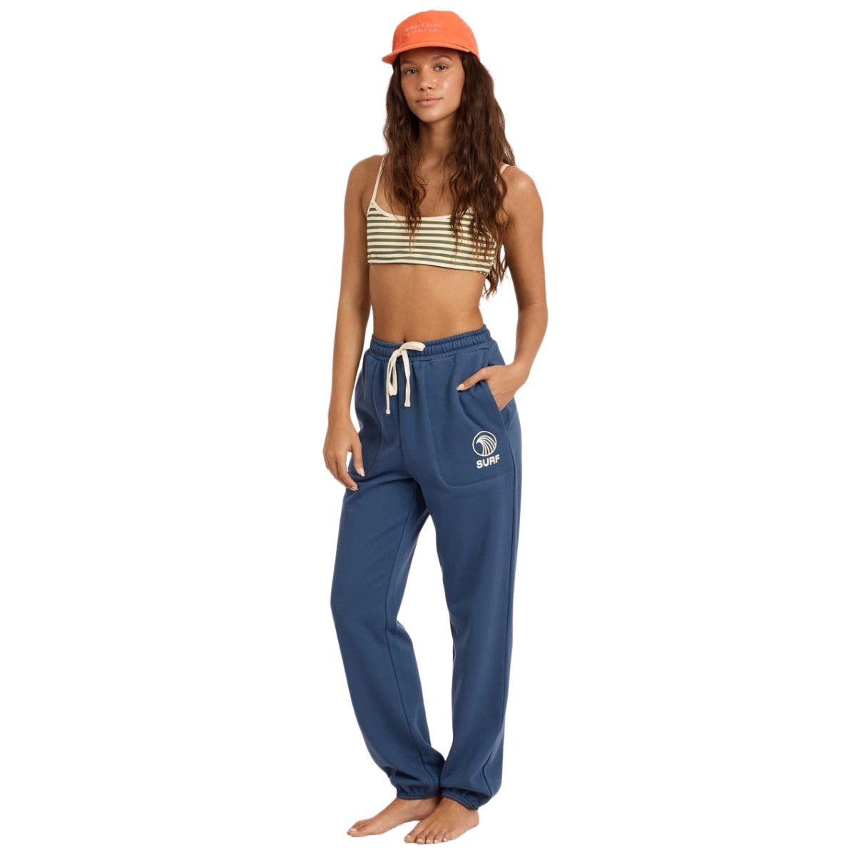 Sisstr Sea of Love Knit Pant in Deep Sea
