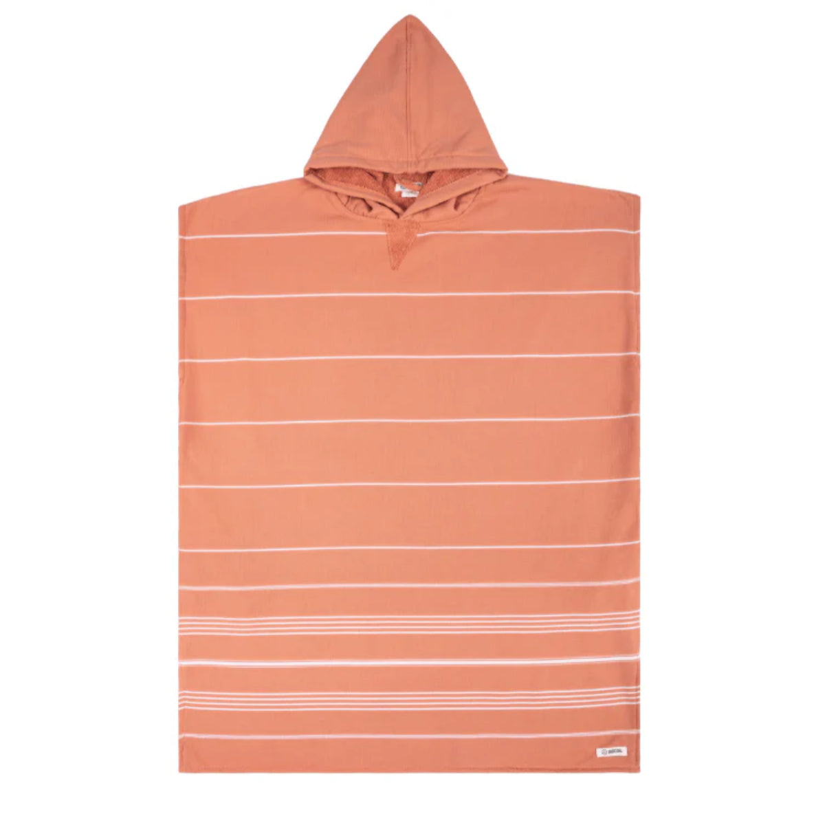 Sand Cloud Classic Stripe Hooded Poncho in Dusty Pink