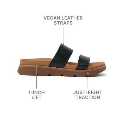 Reef Vista Luxe Thea Women's Sandal in Black/Tan
