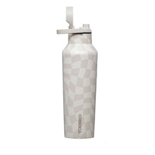 Corkcicle Sport Canteen 20oz Wavy Checkerboard in Neutral