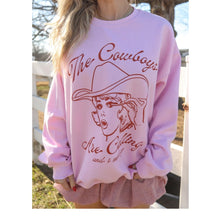 Charlie Southern Cowboys Are Calling Sweatshirt in Pink