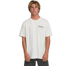Billabong Loner Wave Washed Premium Short Sleeve Tee in Off White