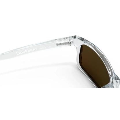 Abaco Dockside Sunglasses in Crystal Grey/Caribbean Blue Mirror - BoardCo