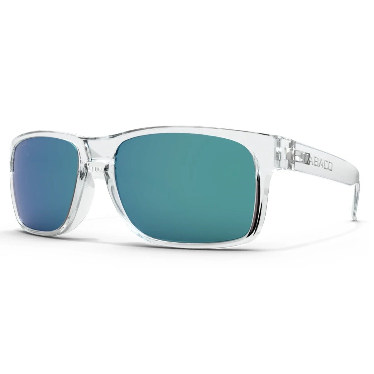 Abaco Dockside Sunglasses in Crystal Grey/Caribbean Blue Mirror - BoardCo